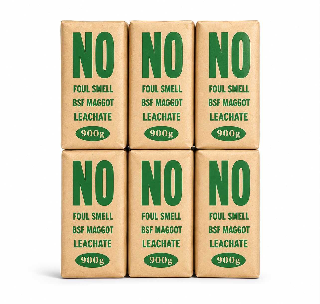 Omega Bioclean and Grow Composting Brick,Enoculam for Kitchen Waste Composting (Pack of 6)-image-49