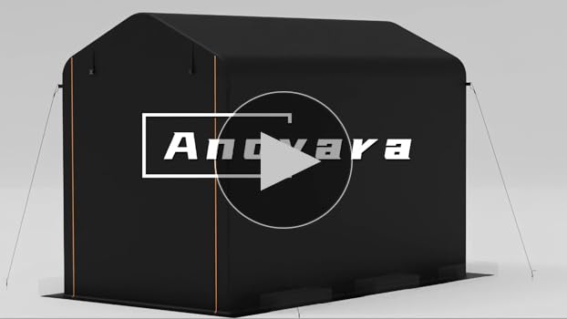 Anovara サイクルハウス バイクガレージ 自転車置き場 ブラック　サイズM Amazon.co.jp: Anovara(アノヴァラ) サイクルハウス バイク