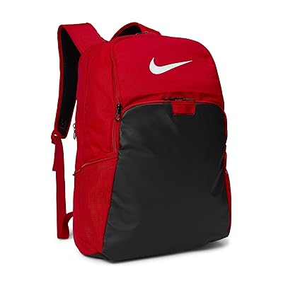 Nike Brasilia 9.5 Training Backpack (Extra Large, 30L) Backpack Bags University Red/Black/White, Polyester