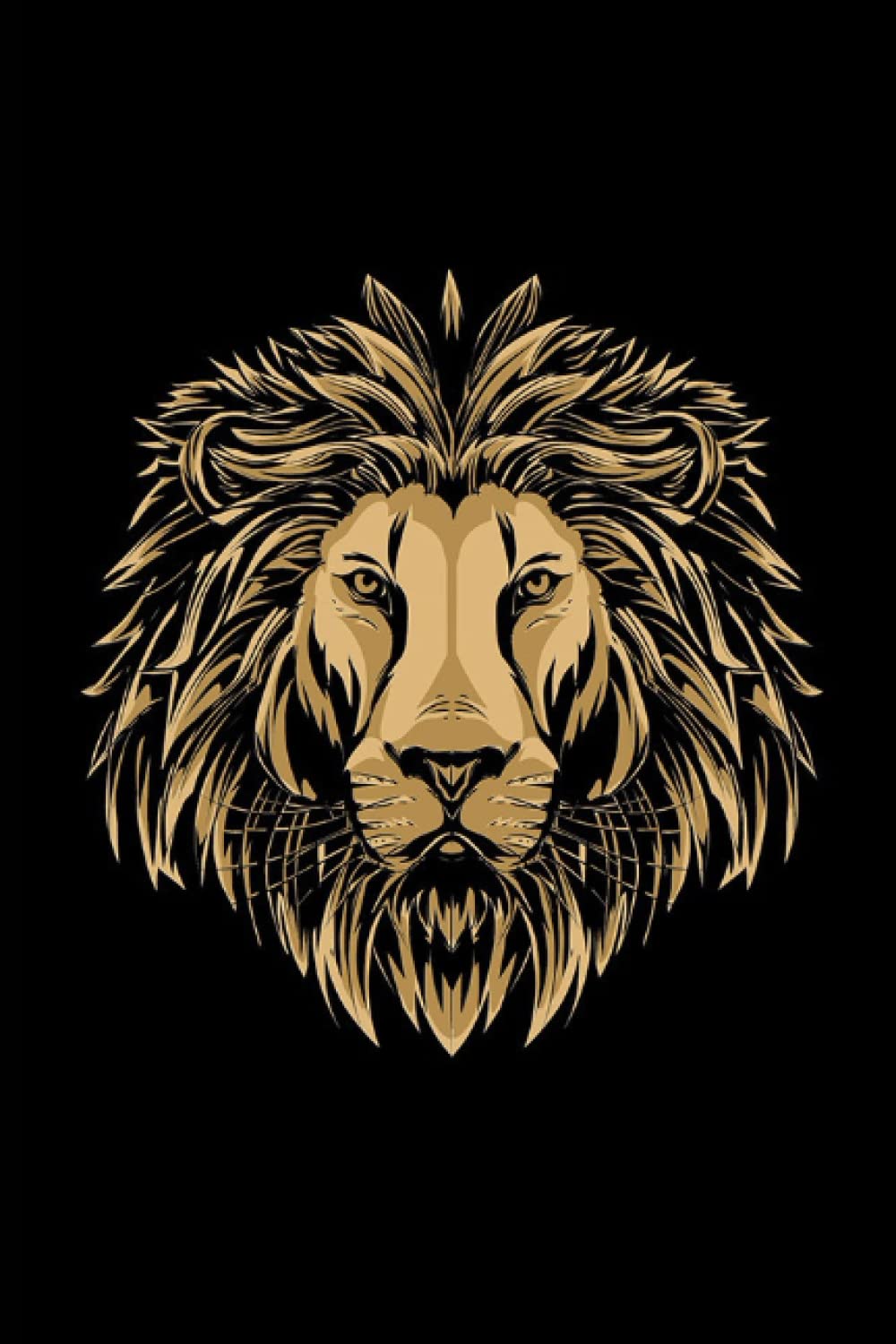 Lion Notebook: Journal, Diary, Lined Pages, Paperback,120 Pages, A4