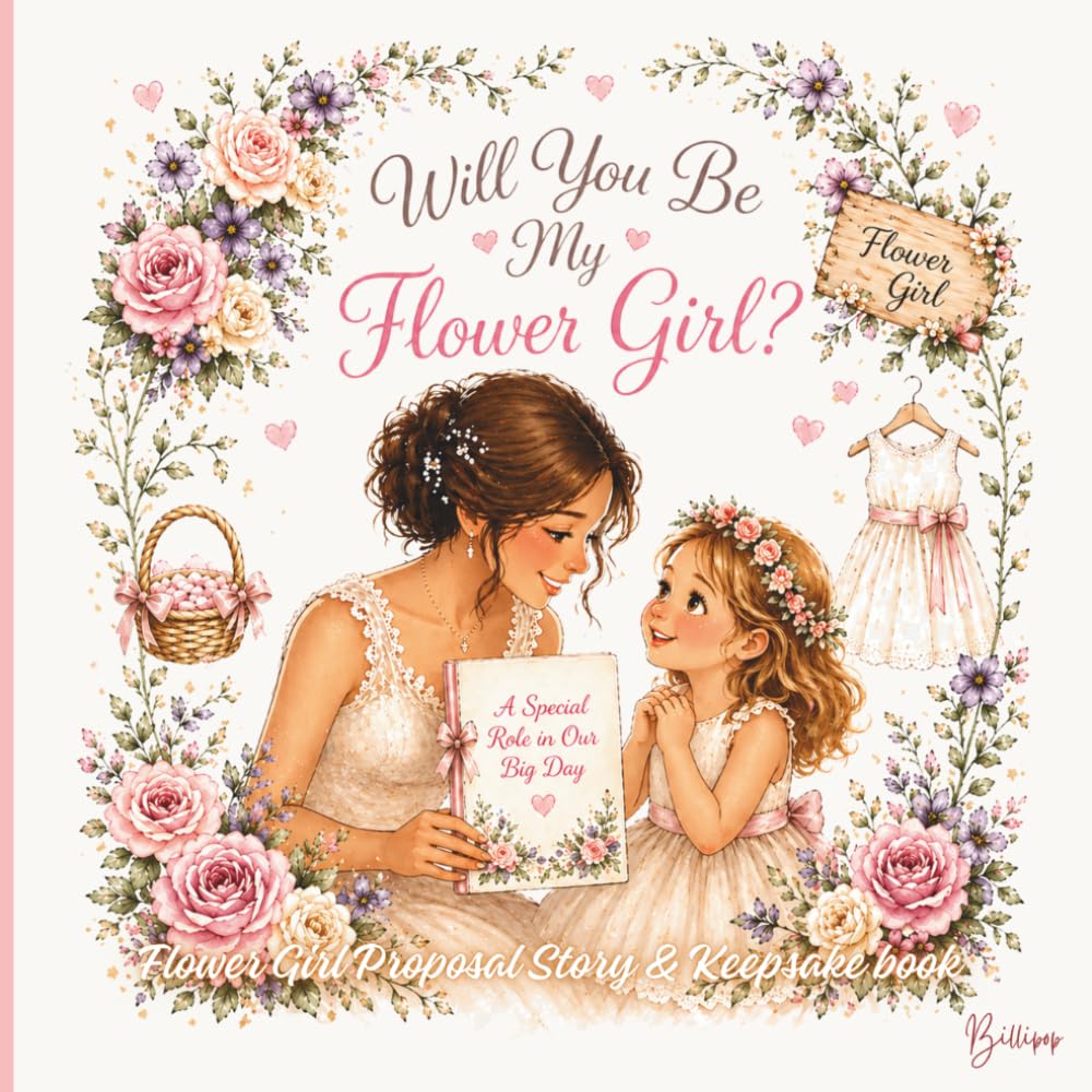 Will You Be My Flower Girl? – Edition Ellie: A Flower Girl Proposal Storybook & Keepsake Gift for Weddings