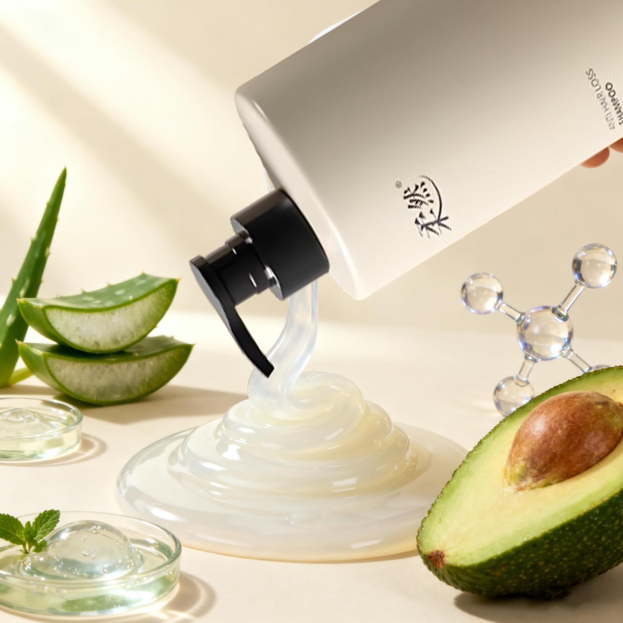 Shampoing Rouran Nourrissant Hydratant Ingrédients Naturels