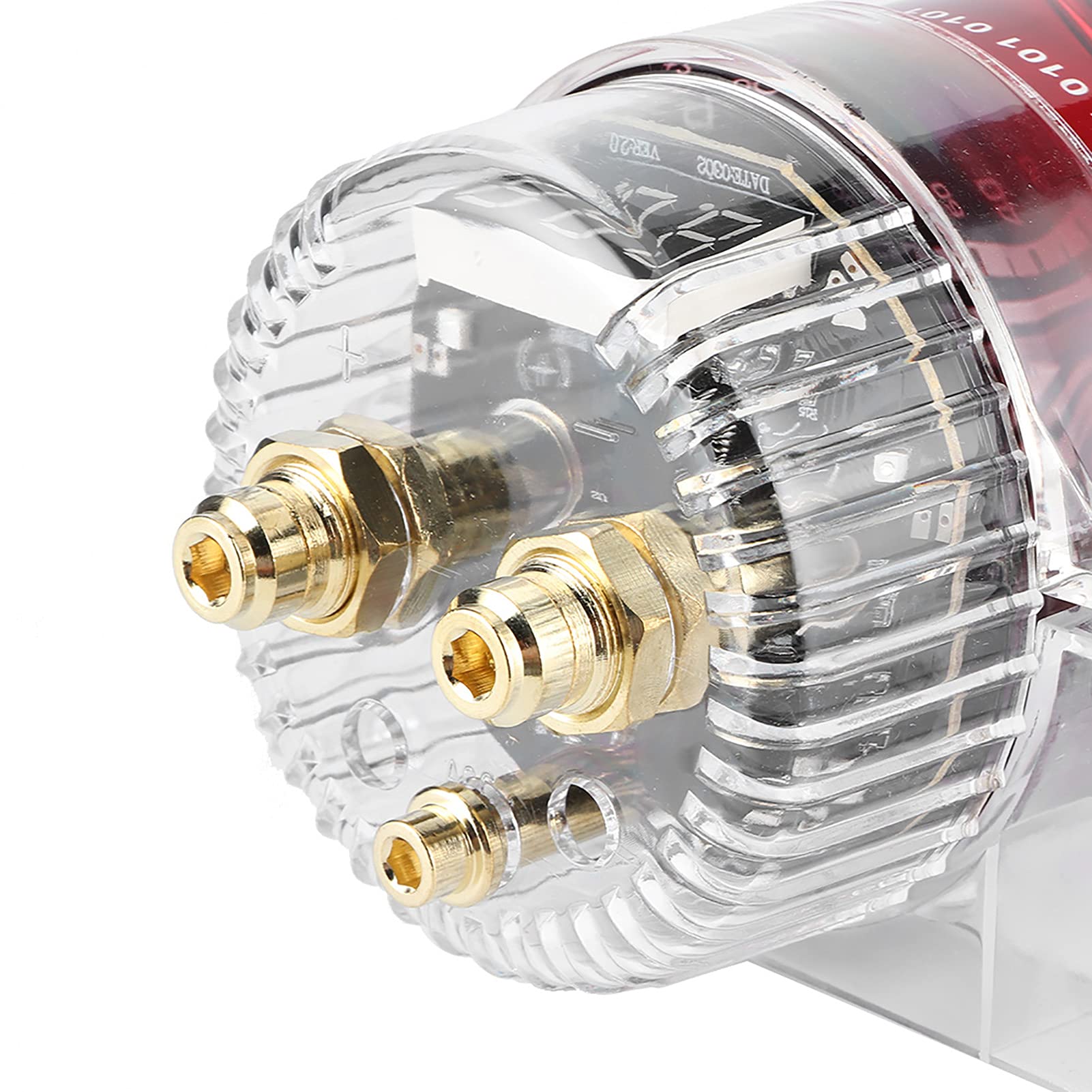 Condensador para coche de 2 faradios Condensador de potencia Sistemas deo Power capacitor Car audio amplificador Condensador de refuerzo Para de sonido de automóvil