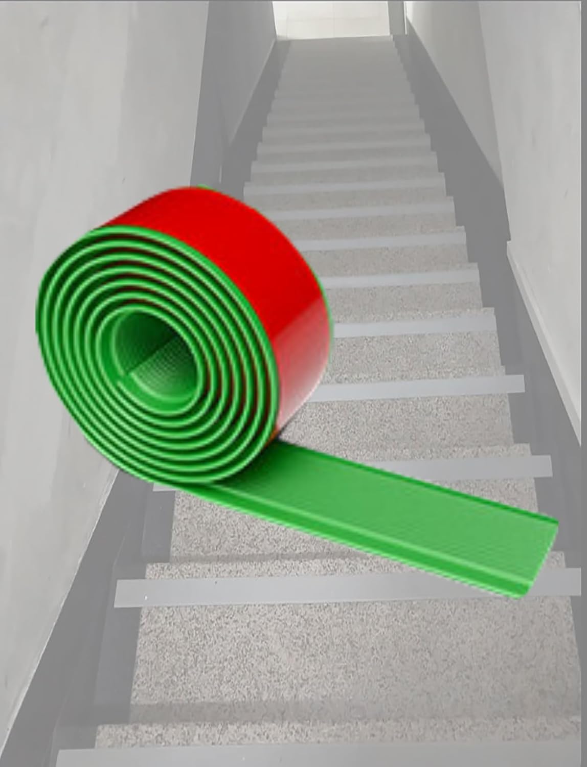 粘着ゴムステップマット、屋外セラミックタイル滑り止めマット、階段滑り止めストリップ、ショッピングモールエスカレーター、ジム用(Gre
