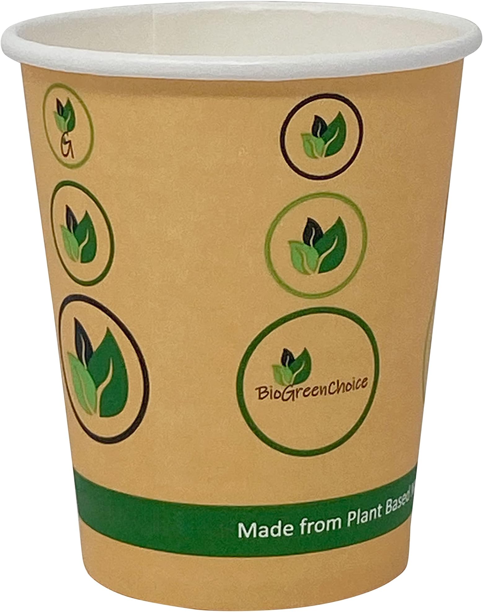 EcoFriendly Sugarcane Bagasse Cups 3.4 oz (100ml) 25