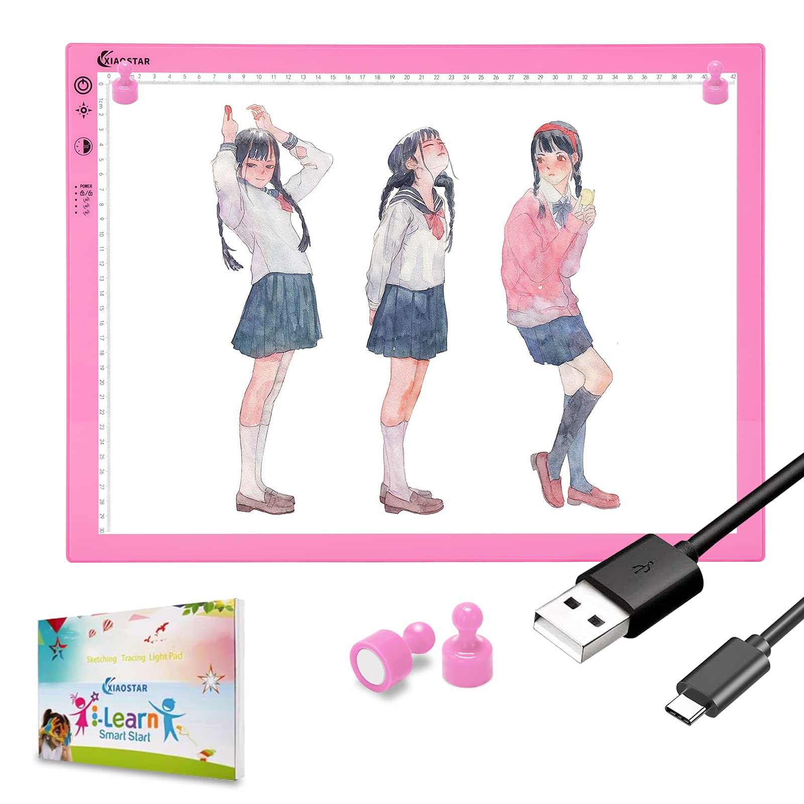 Buy A3 Light Box Drawing Pad,Tracing Board with Lock and Timer Setting