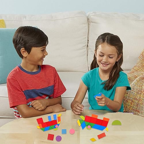 Miniatura 6 de Juego de bloques de madera con forma de Tangram, 36 piezas de clasificación apilable, rompecabezas geométrico, juguetes educativos clásicos