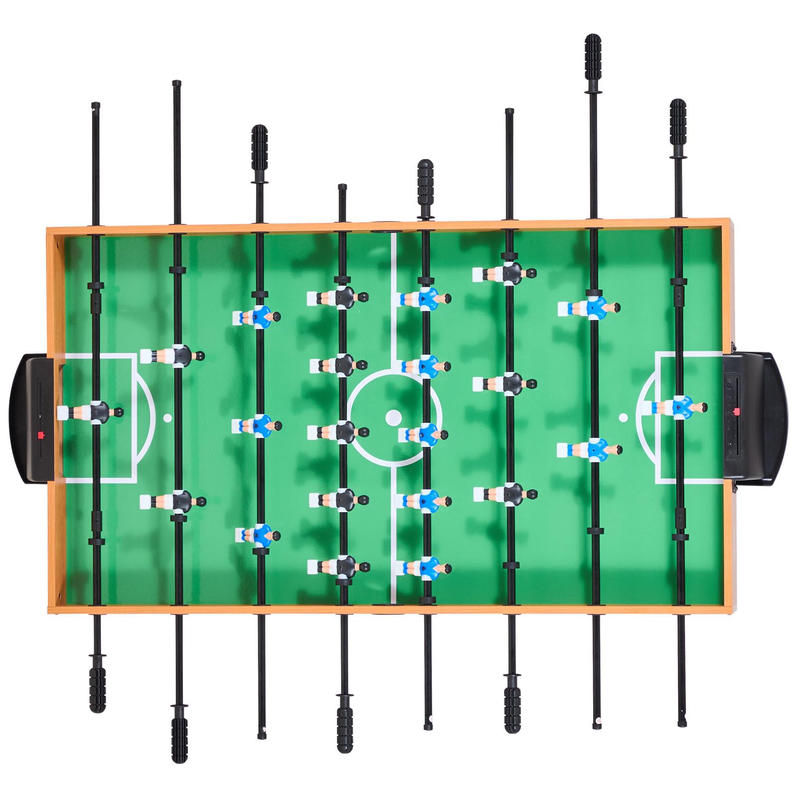 VEVOR Baby-foot d'intérieur de 107/122/139,7 cm, table de babyfoot d'intérieur pour la maison, la famille et la salle de jeux, ensemble de football durable, comprend 2/4 balles, un gardien de score et