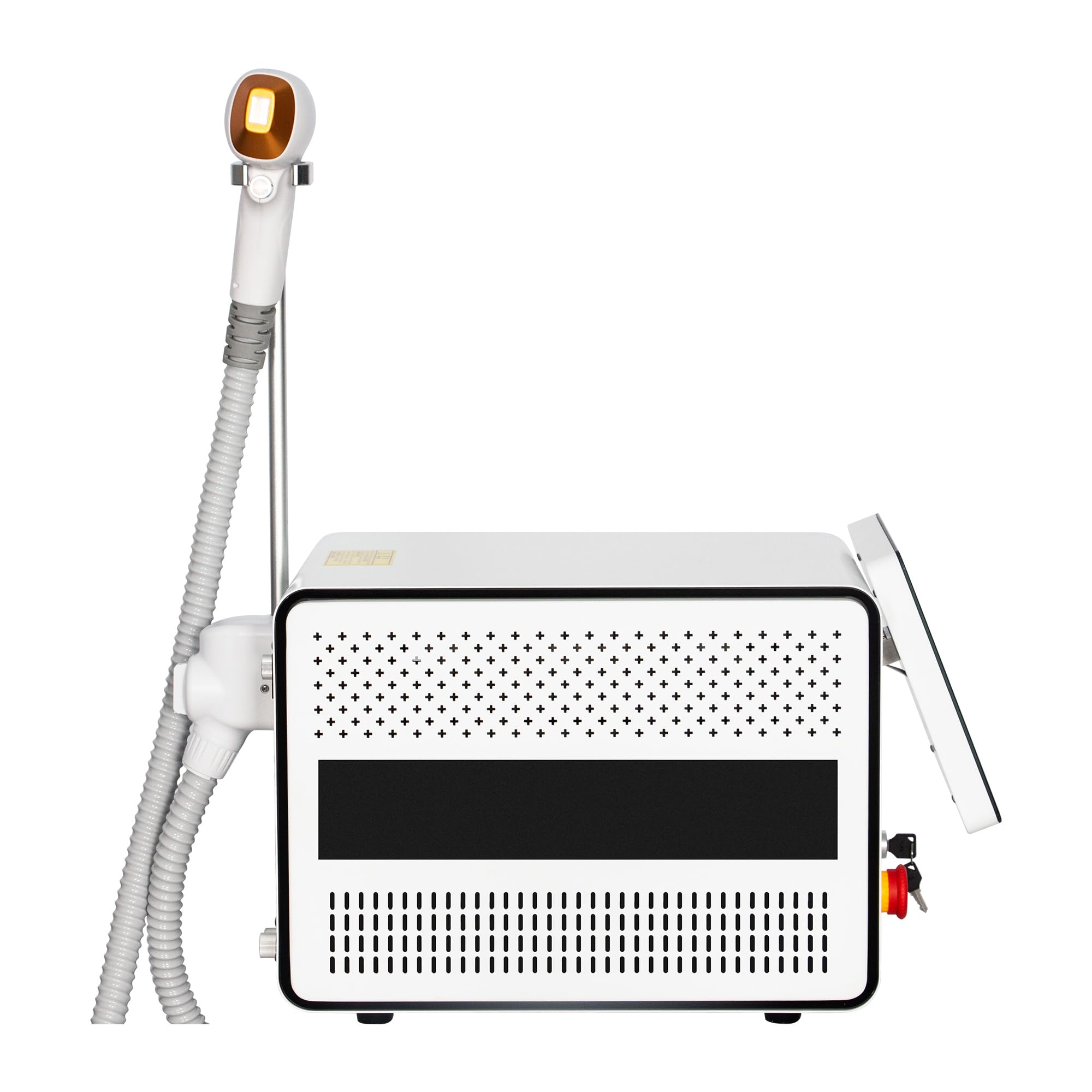 10 Bars, Depilatore Laser 808nm Professionale per Uso Domestico con Tecnologia Ice Cooling - Rimozione Permanente dei Peli, Indolore, 755nm+808nm+1064nm, per Viso, Corpo