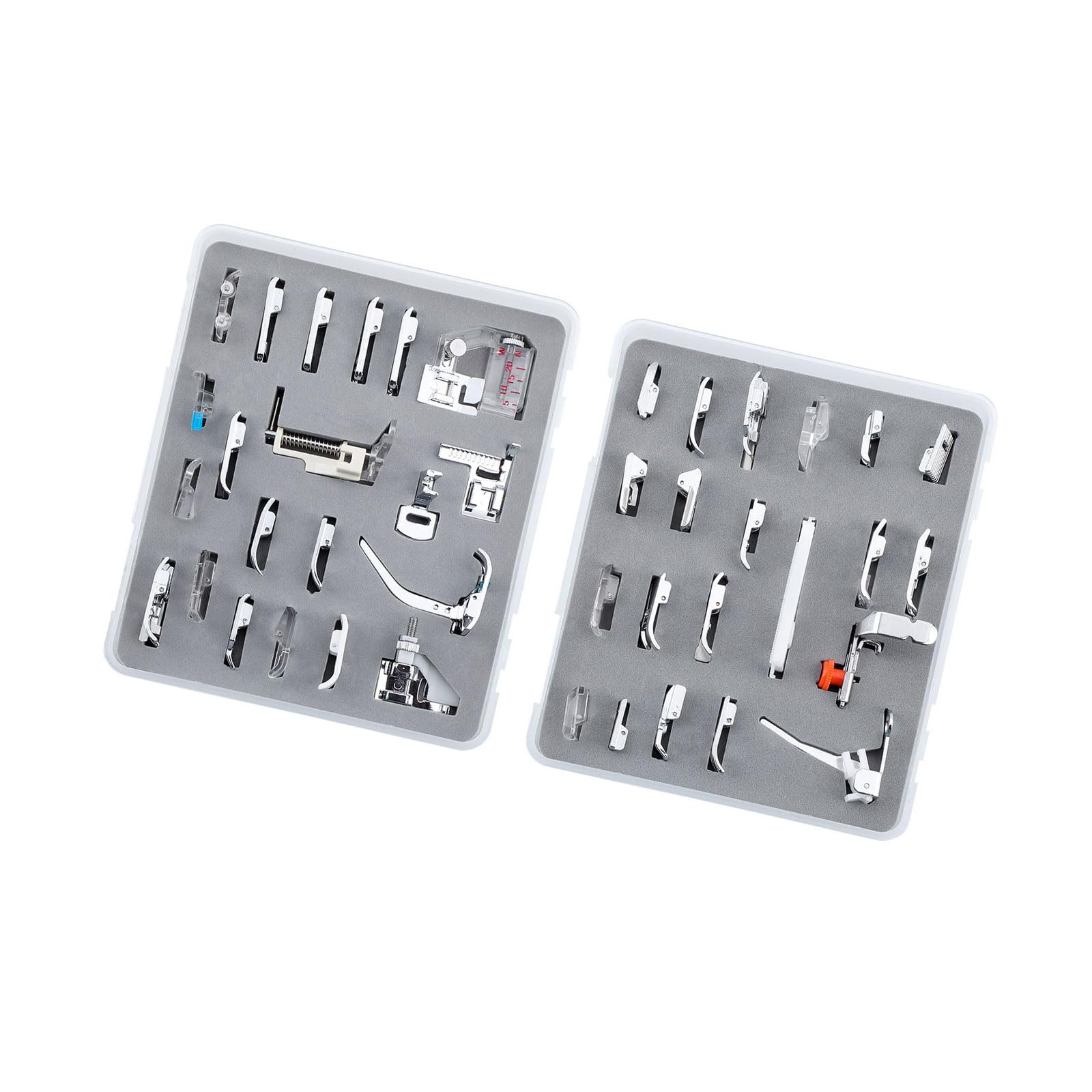 LiRRvb Household Sewing Machine Presser Feet Embroidery Machine Feet for Hobbyists Embroidery Project Foot Set