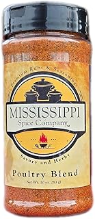 Mississippi Spice Company Premium Rubs & Seasonings, Poultry Blend, 10 oz