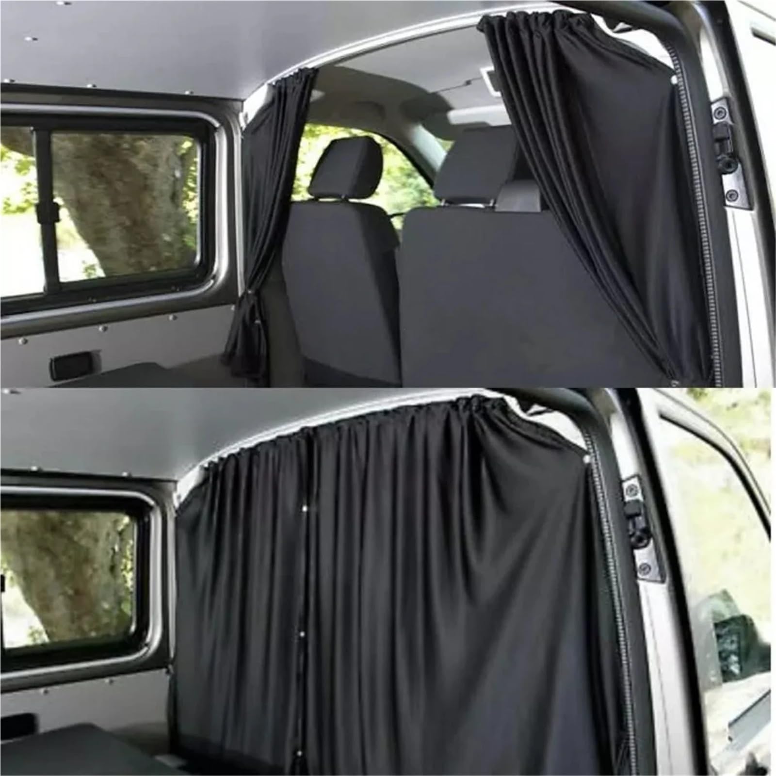 Parasole per Auto per T5 T6 Tenda Divisoria per La Privacy della Cabina Anteriore Posteriore Camper Van Parasole E per(High Roof Size 185x100cm)