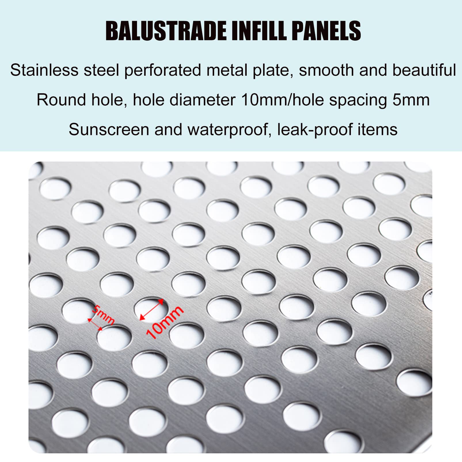 Hoja Perforada Acero Inoxidable Malla Metálica Perforada De Acero  Inoxidable Con Agujeros Redondos Y Hexagonal Para Construcción Y Decoración  Láminas Perforadas Precios, image size:1605x1605