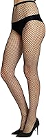 WEANMIX Women's High Waist Fishnet Stockings - Lace Patterned Tights, Super Stretchy Durable Pantyhose, One Size Fits Most