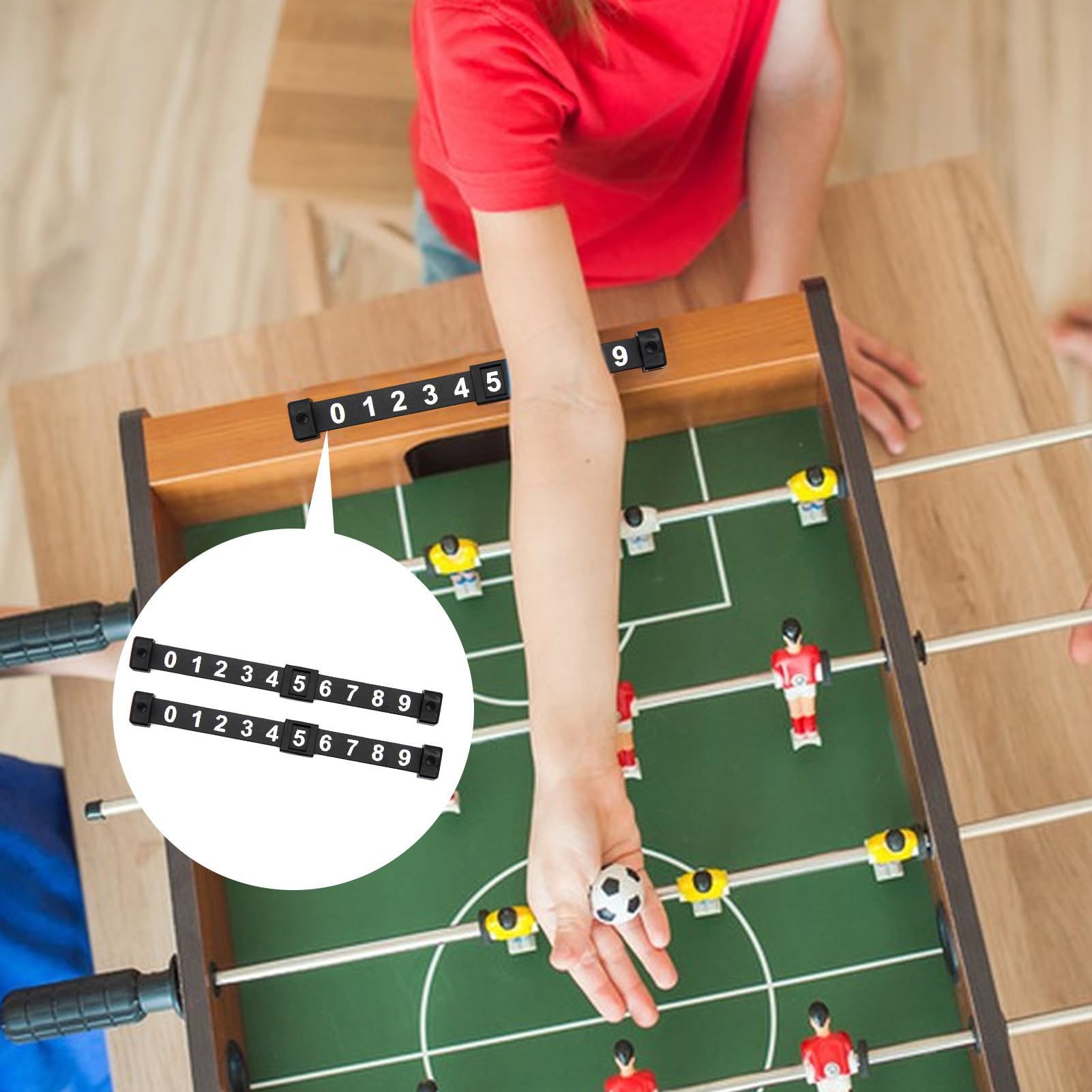 Marcador de puntuación de futbolín, Contador de puntuación de 10 números, Unidades de puntuación de Air Hockey