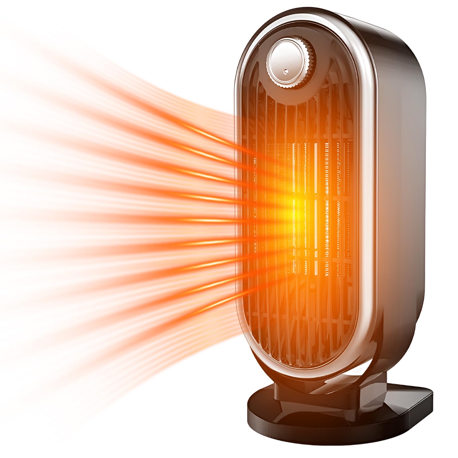 XUJMK Stufa Elettrica Basso Consumo 1200W, Termoventilatore da Bagno con Termoventilatore da Bagno con termostato Regolabile, Silenzioso Protezione Da Surriscaldamento E Ribaltamento per uso interno