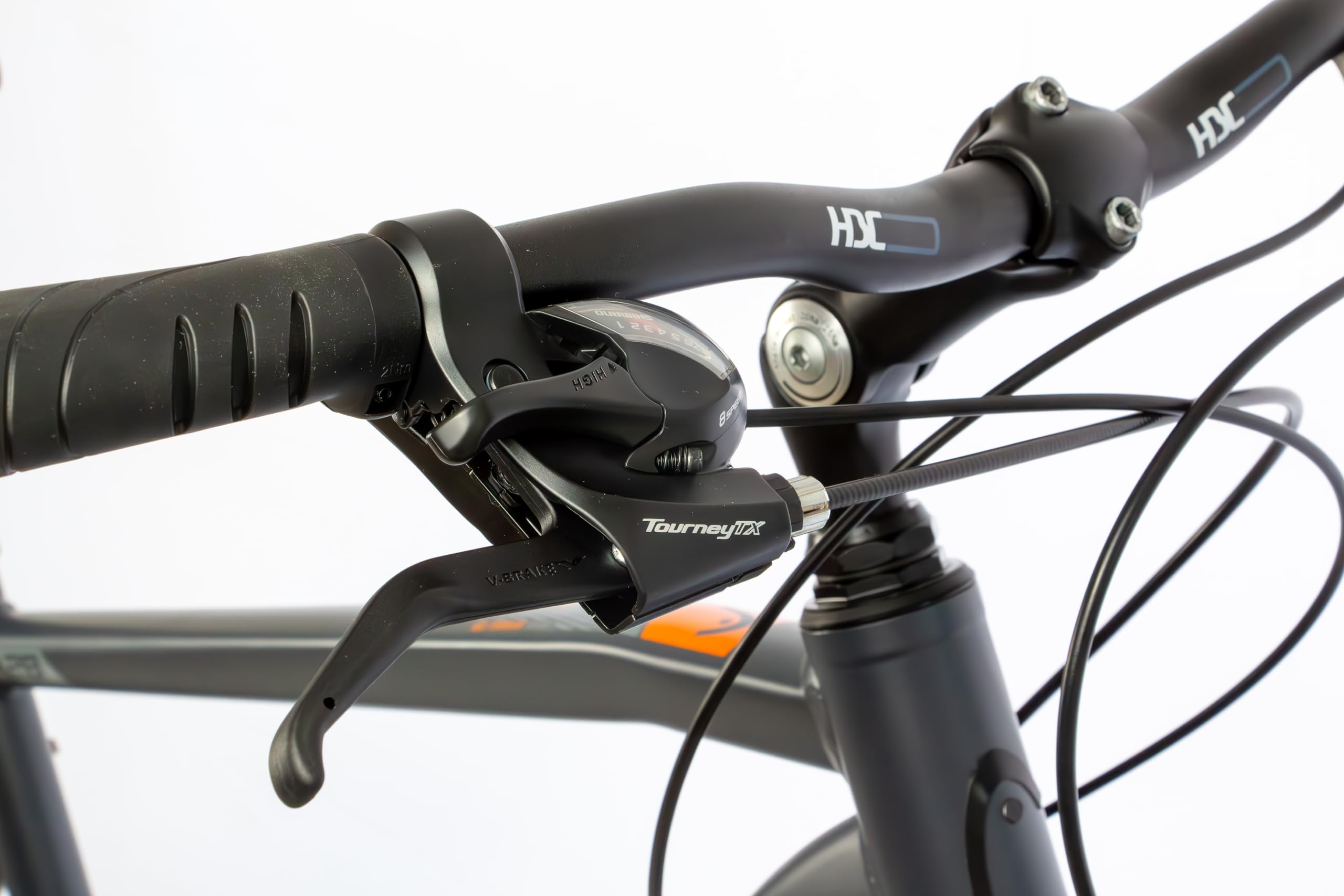 HEAD Unisex – Adultos I-Peak 1.0 Crossbike, Gris Mate Gris/Naranja, 55