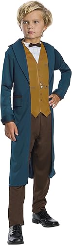 Rubie's Disfraz para niños de bestias fantásticas y dónde encontrarlas, disfraz de estafandro de Newt, mediano, multicolor