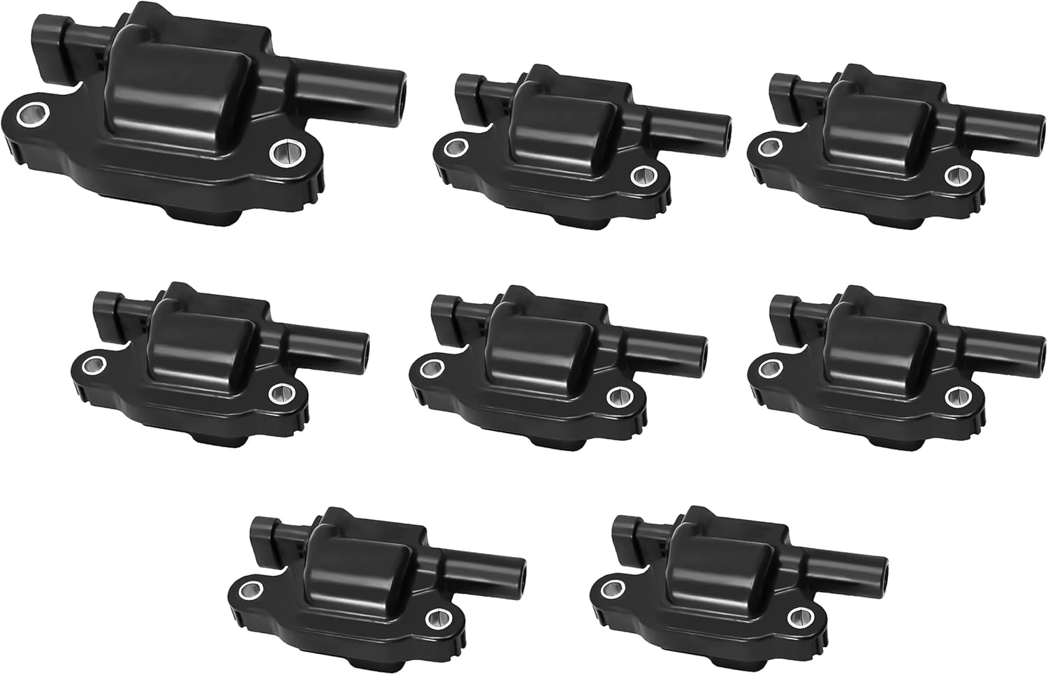 Ignition Coil Pack Set of 8 compat for Chevy Avalanche Silverado for GMC Canyon Savana for Buick Allure Rainier for Cadillac CTS 2005-2018 V8, Replacement for 12611424 12619161 UF413 D510C