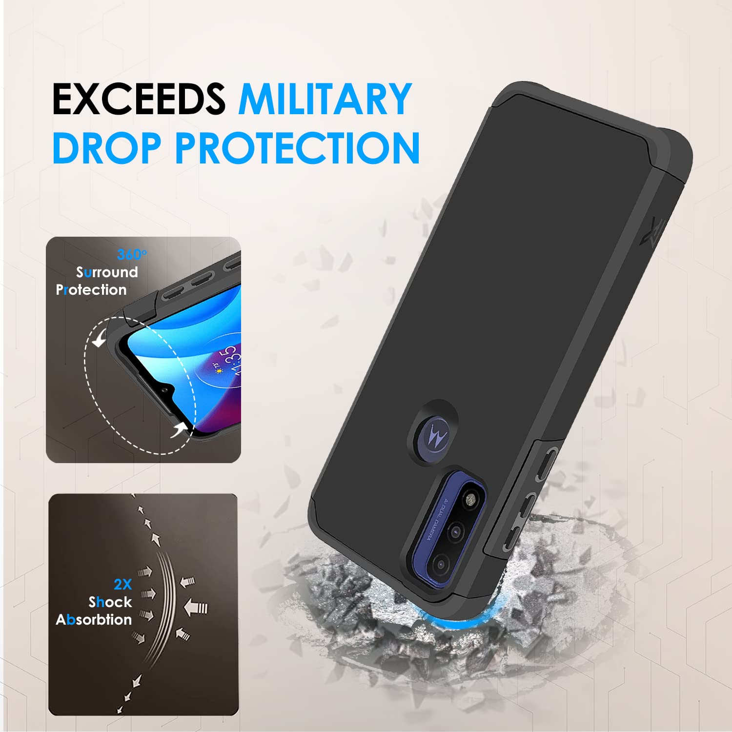 Custodia Per Moto G Power 2022 Per Moto G Pure - Foto 9