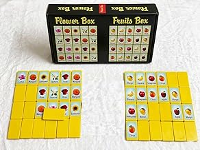 Wooden Memory Match Stick Chess Game – Colorful Matching Block Board Game for Kids | Early Educational Brain Training Toy | Fun Family Strategy Game for Boys & Girls Ages 3+ (Flower frut)
