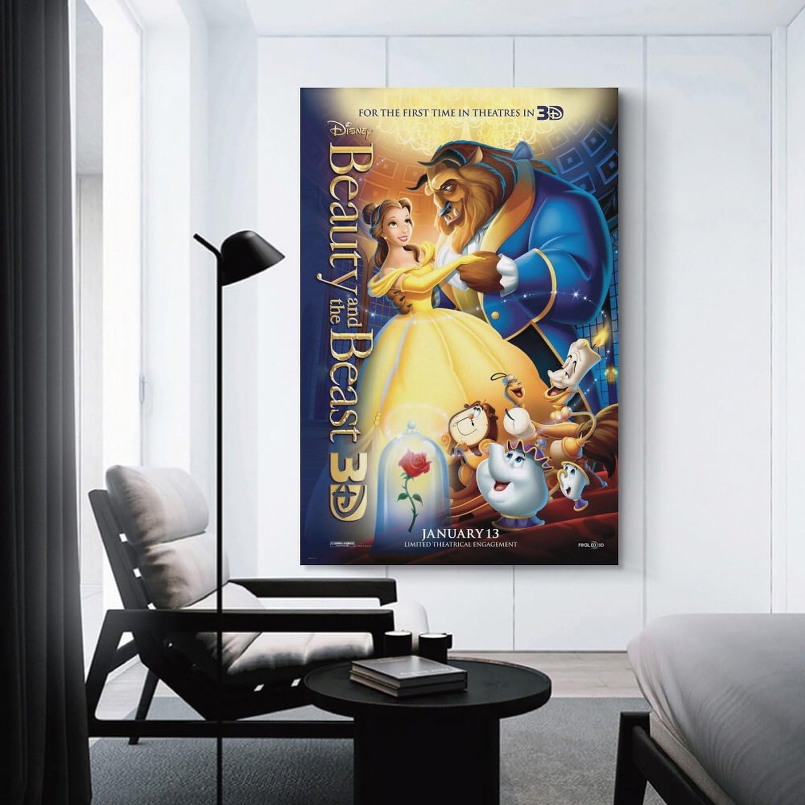 Amazon.co.jp: 美女と野獣 ファンタジーアニメ映画のポスター (11) 壁