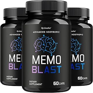 (3 Pack) Memo Blast Capsules - Official MemoBlast Supplement Pills Support Brain & Memory Support, Natural Memo Blast Advanced Formula for Overall Health & Wellness Reviews, 180 Capsules for 3 Months