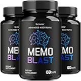 (3 Pack) Memo Blast Capsules - Official MemoBlast Supplement Pills Support Brain & Memory Support, Natural Memo Blast Advanced Formula for Overall Health & Wellness Reviews, 180 Capsules for 3 Months