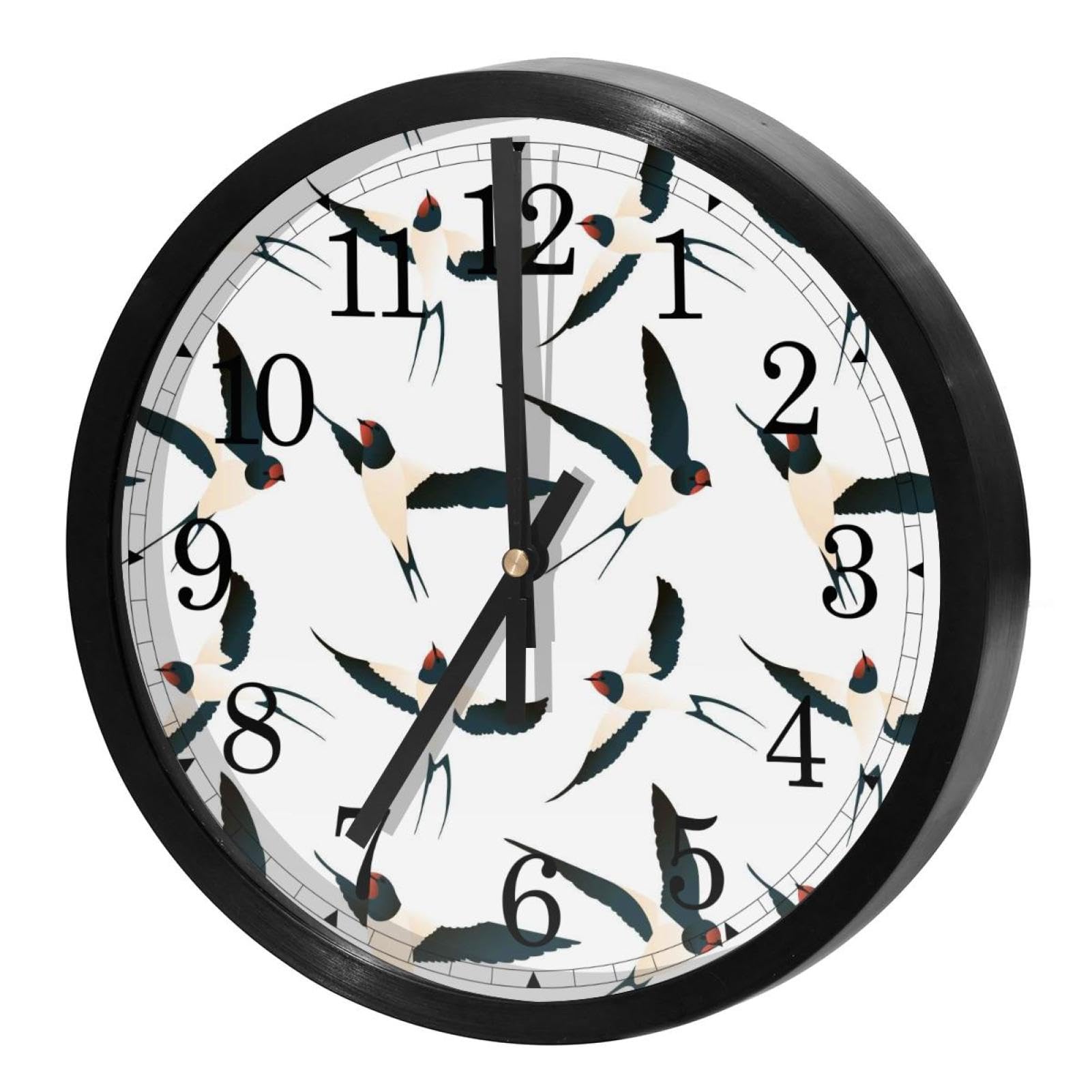 Horloge murale silencieuse à quartz pour chambre d'enfant et école