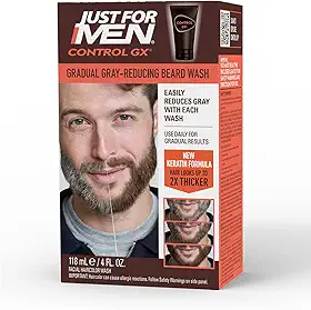 Shampoo para barba Just For Men Control GX - redutor de grisalhos