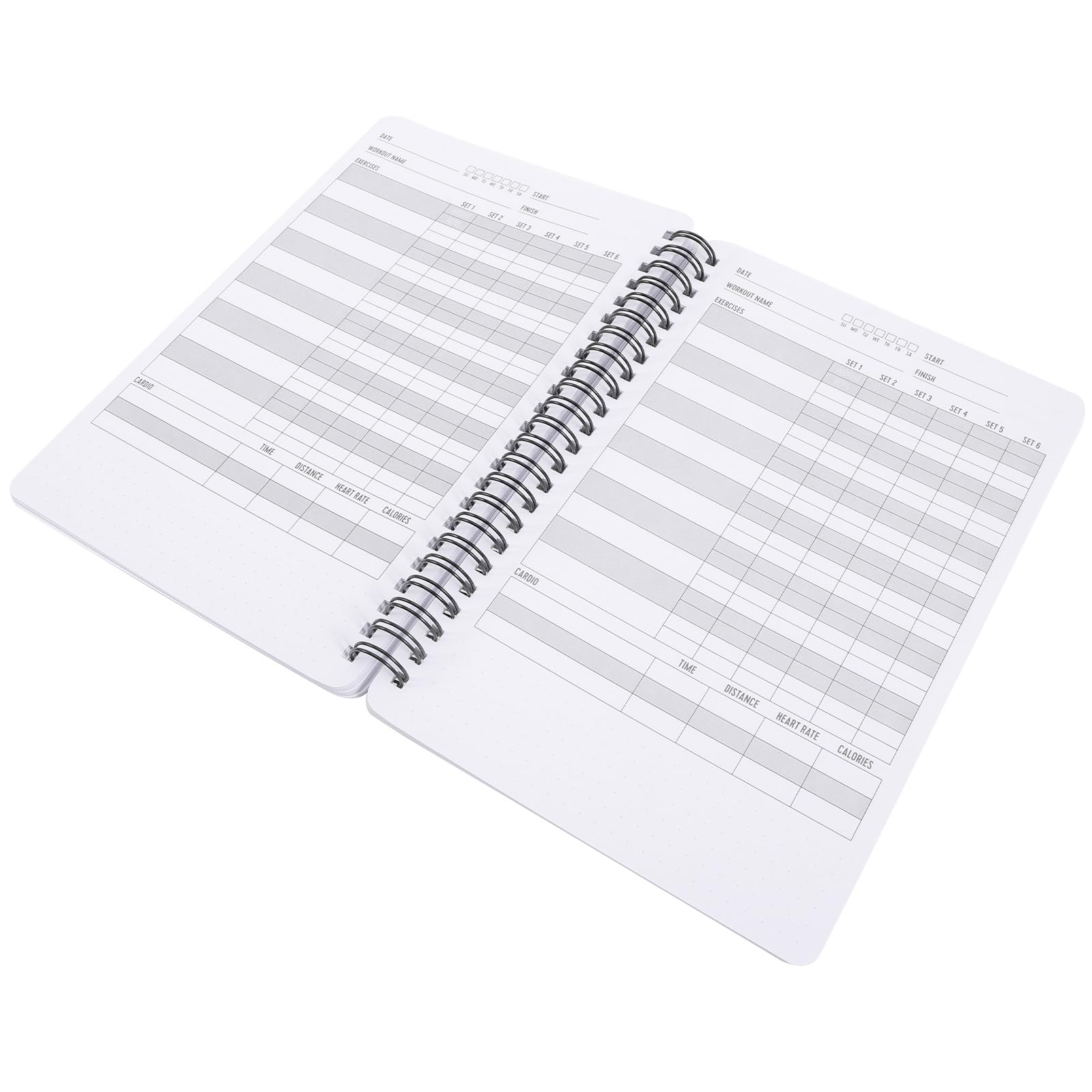 Cuaderno de entrenamiento para organizar tu planificador de ejercicios sin perder la motivación 8