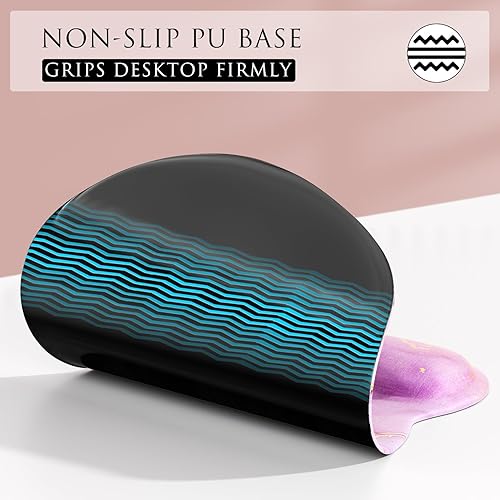 Miniatura 123 de MROCO Alfombrilla ergonómica para mouse con reposamuñecas de gel, cómoda alfombrilla de mouse con superficie de soporte de muñeca suave y base