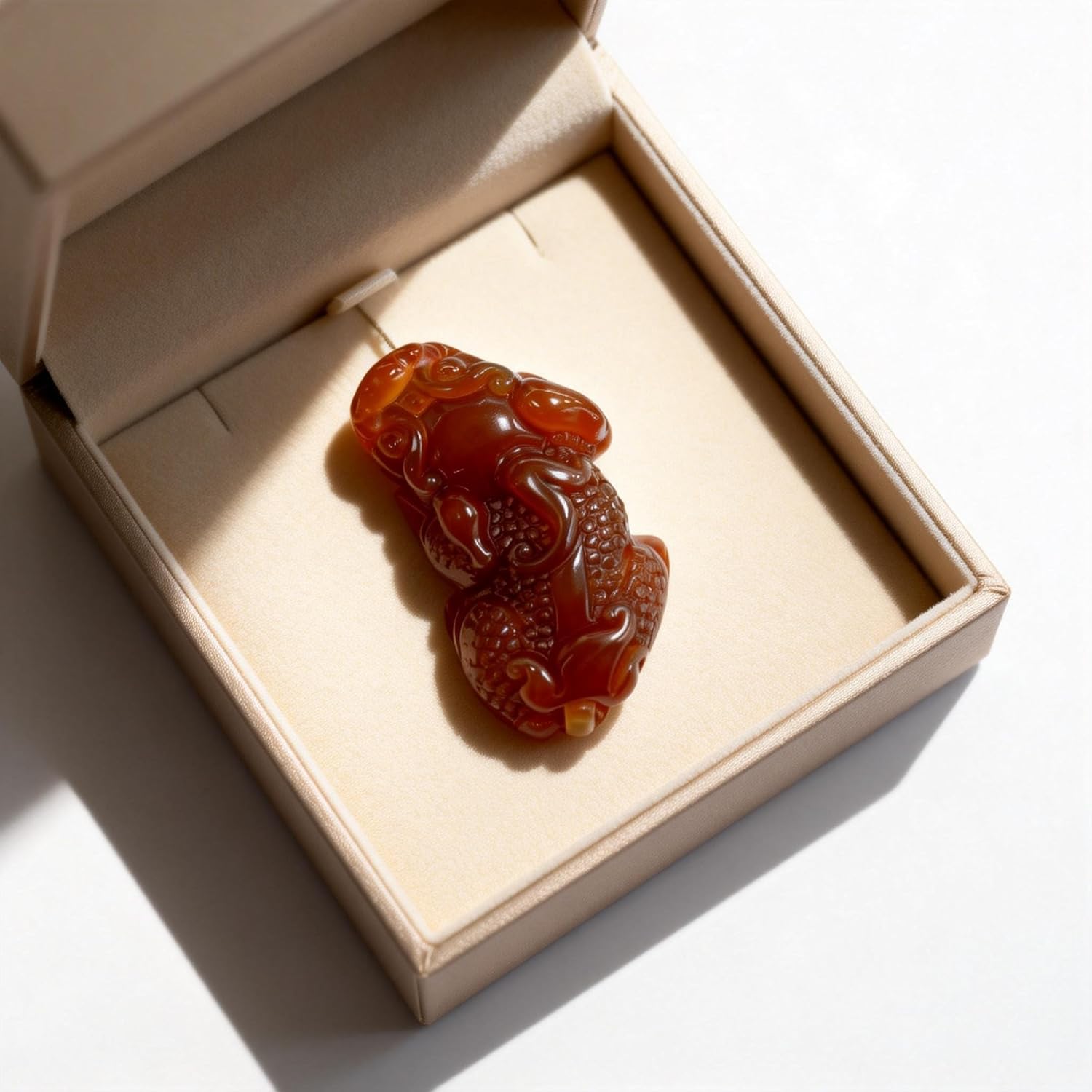 URED Natural Agate Pendant Necklace for Women Hand-Carved Agate Stone Pendant Chinese Feng Shui Amulet Healing Wealth Good Luck Necklace Mother Wife Woman Birthday Gift