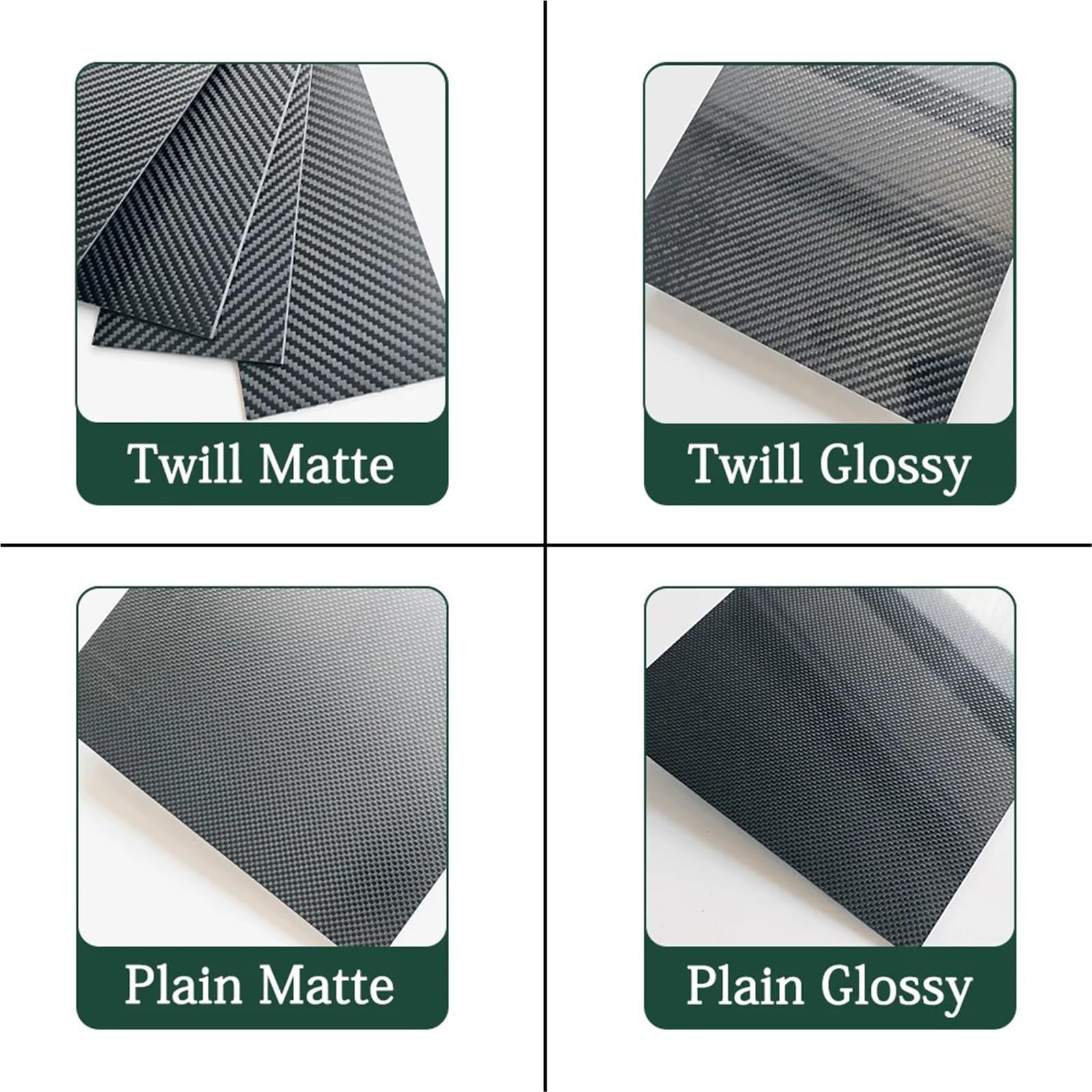 Arkusz z włókna węglowego, Arkusz włókna węglowego 3K 100 mm x 250 Twill matowy 0,5-6, do modelarstwa i rzemiosła(3.0mm Twill Matte)