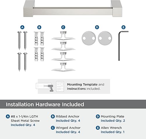 Vista 182 de Amerock BH3608226 Toallero cromado Toallero de 6-1/2 pulgadas (6.496 in) de longitud Monumento Toallero de mano para pared de baño Soporte