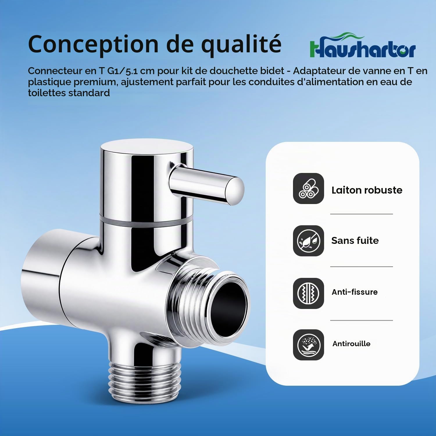 Douchette Toilette, WC Kit Complet,Kit WC, Pulvérisateur Pour l'hygiène Personnelle Quotidienne, Pomme de Douche Toilette avec Tuyau, Adaptateurs G1/2' et G3/8', Argent