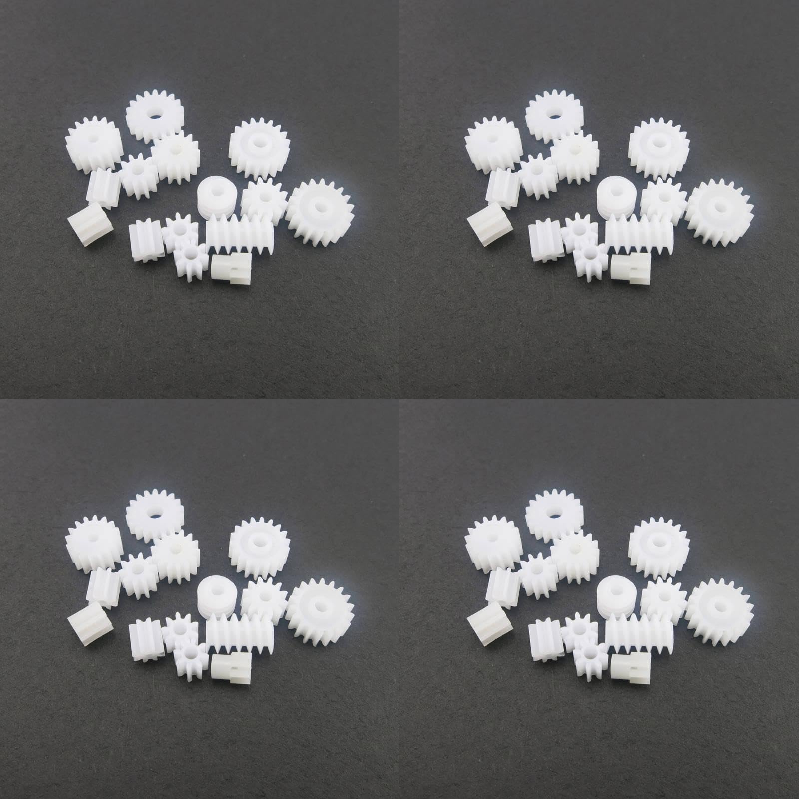(4 pc) Pro3D 15 Types of Assorted Gears Pack