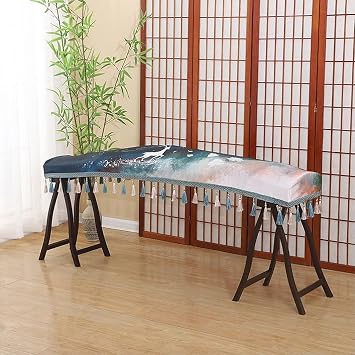 J&C Guzheng Cover Guzheng Dust Cover Chinese Zither Cover Guzheng Accessories Velvet Dust Cover for Guzheng Instrument Brushed Fabric tassel, deer