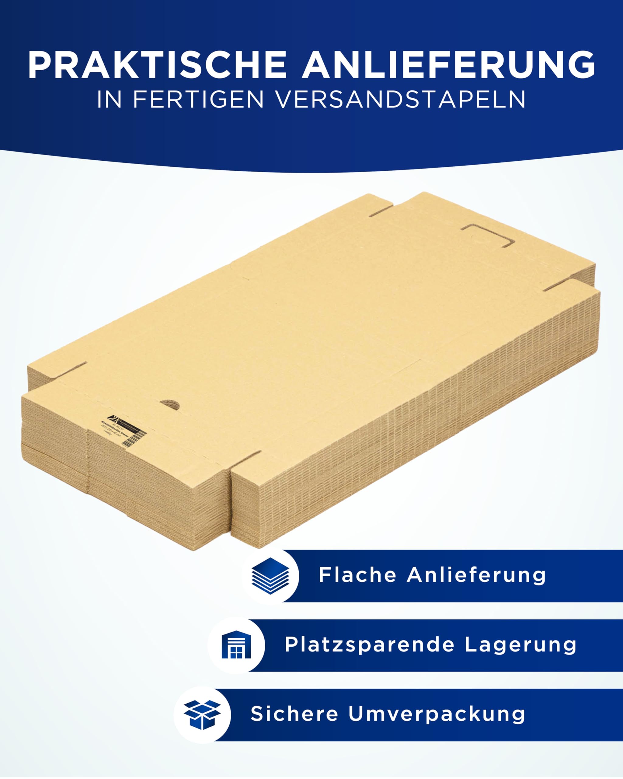 KK Verpackungen Maxibriefkartons 255 x 200 x 46 mm Braun DIN A5 (Außenmaß 260 x 203 x 49 mm) | 100 Stück, Versandkartons Faltschachteln Maxibrief Post-Kartons für Warensendungen Büchersendungen