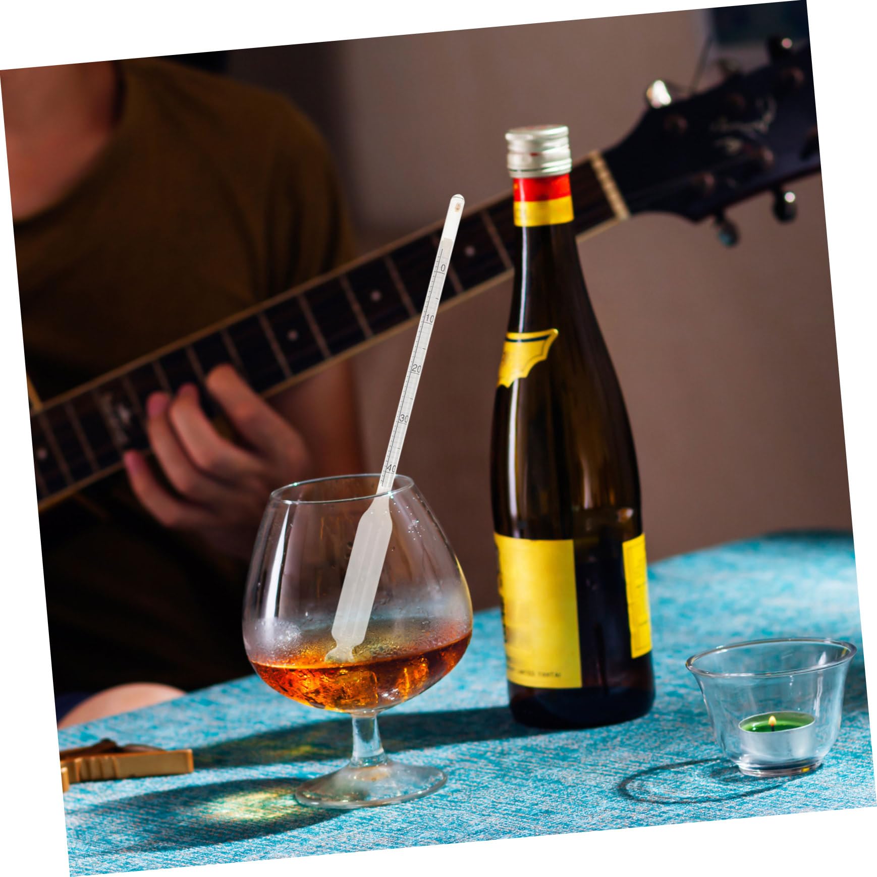 6stücke Teiliges Hydrometer Zuckeranalyse Präzise Messung Für Wein Und Bier -wert Von Robust Und Einfach Zu Bedienen