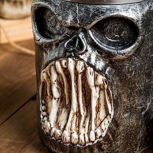 Miniatura 4 de Youccijar Taza de cerveza vintage de acero inoxidable hecha a mano, taza de cerveza de 18 onzas, taza de café, taza de té, taza de jugo, taza de