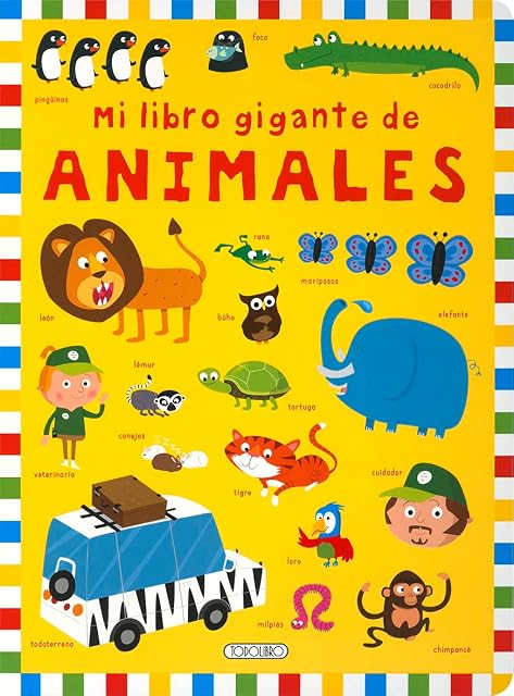 Portada de Mi Libro Gigante de Animales
