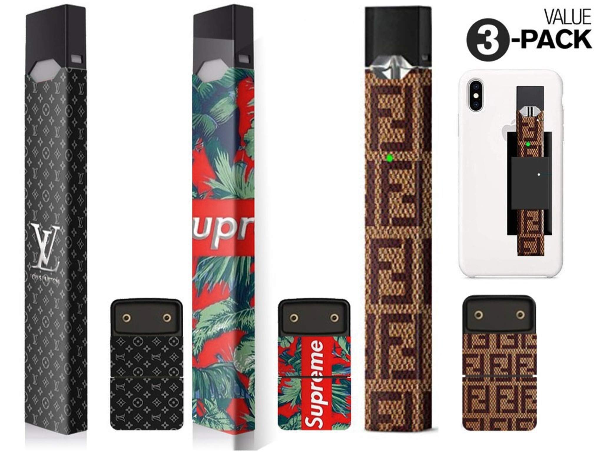 3 Pack Juul Skin Bundle With Phone Laptop Juul Holder | Desertcart Gambia