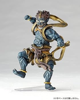 Amazon.co.jp: タケヤ式自在置物 風神 (青) 約140mm PVC&ABS製