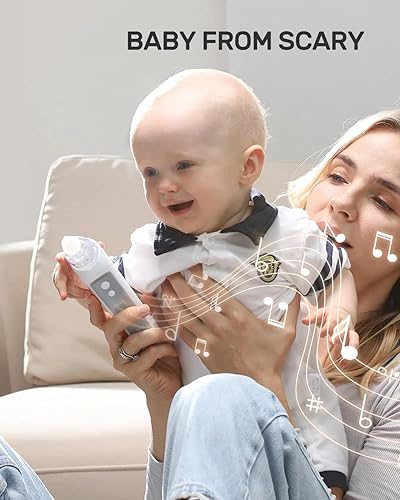 Miniatura 7 de Aspirador nasal para bebé, ventosa nasal para bebé, limpiador de nariz para bebé, aspirador nasal eléctrico para niños pequeños, recargable