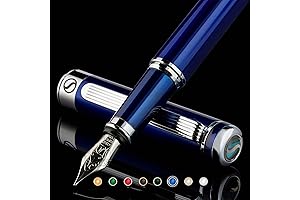 Scriveiner: Midnight Majesty Fountain Pen for Elegant Writing