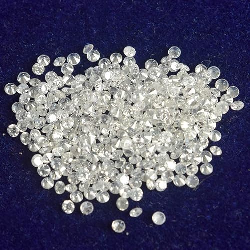 Miniatura 2 de AA+ Diamantes sueltos naturales LOTE G-HSI 0.25 Ct 0.071 in Lote de 10 piezas, Lote de diamantes naturales, Gema, Tono de diamante mejorado