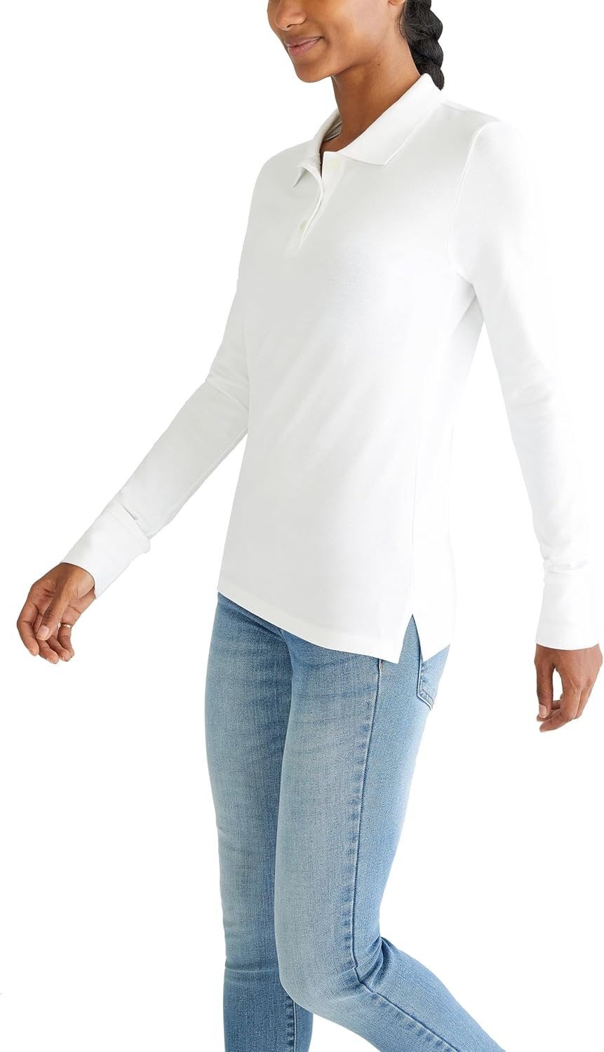 Aeropostale Women's Aero Uniform Polo Long Sleeve - Image 3