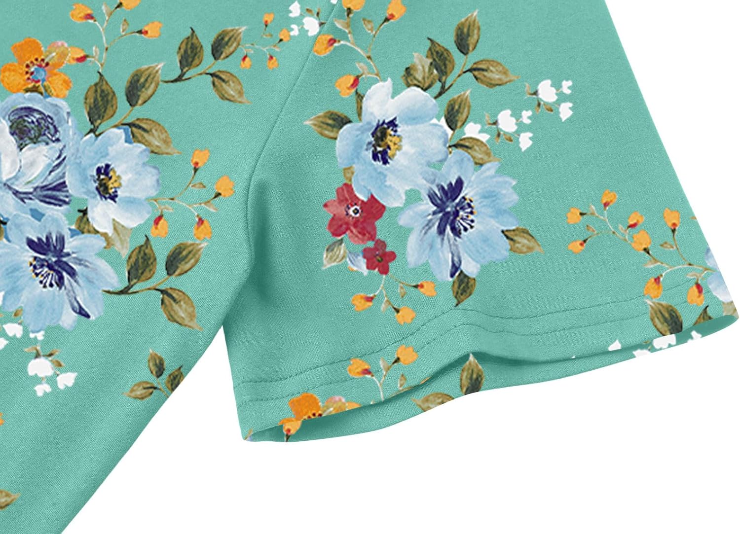 syoss Womens Pajamas Set 2 Piece Pj Sets Summer Loungewear Soft Capri Sleepwear With Pockets - Image 4