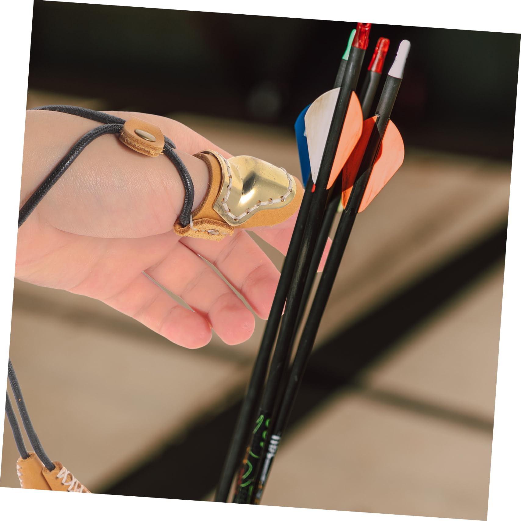 Serious Archery Youth Split Finger Shooting Tab in Pink Leather for Right-Handed Archers